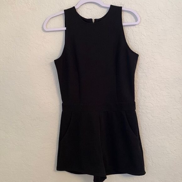 One & Clothing Romper Black Women  Size M - Picture 1 of 11